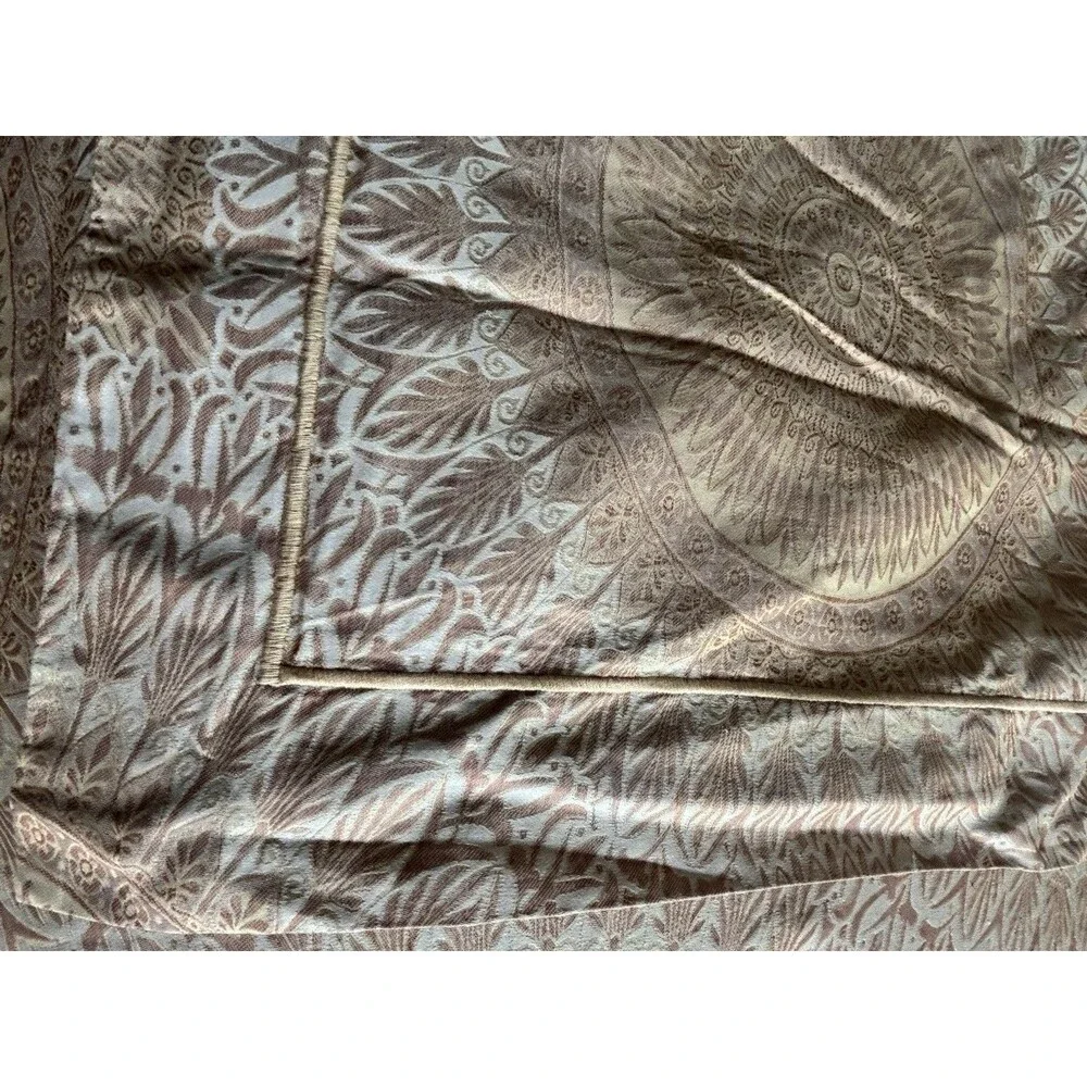 Peacock Alley Couture Gold Medallion King Duvet w/2 Shams Egyptian Cotton USA